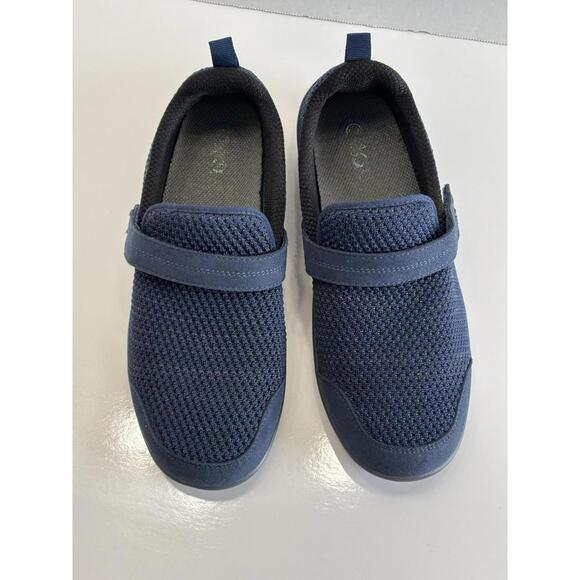 Orthofeet Quincy 823 Women's Sz 8.5 X-Wide Blue Stretch Slip On Orthopedic Shoes - Picture 4 of 12